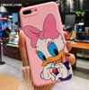 Cell Phone Shell Donald Duck Cartoon Phone Case Skin Shell For IPhone X XR XS MAX Cute Rubber Soft Cell Housing Cover For IPhone