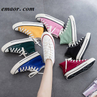 Womens Vulcanize Shoes Classic Vintage Fashion Multiple Colors New Comfortable Students Casual Shoes