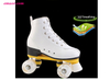 Cheap Skate Shoes White Black Double Row Skates Adult Four-wheeled Roller Skates Shoes