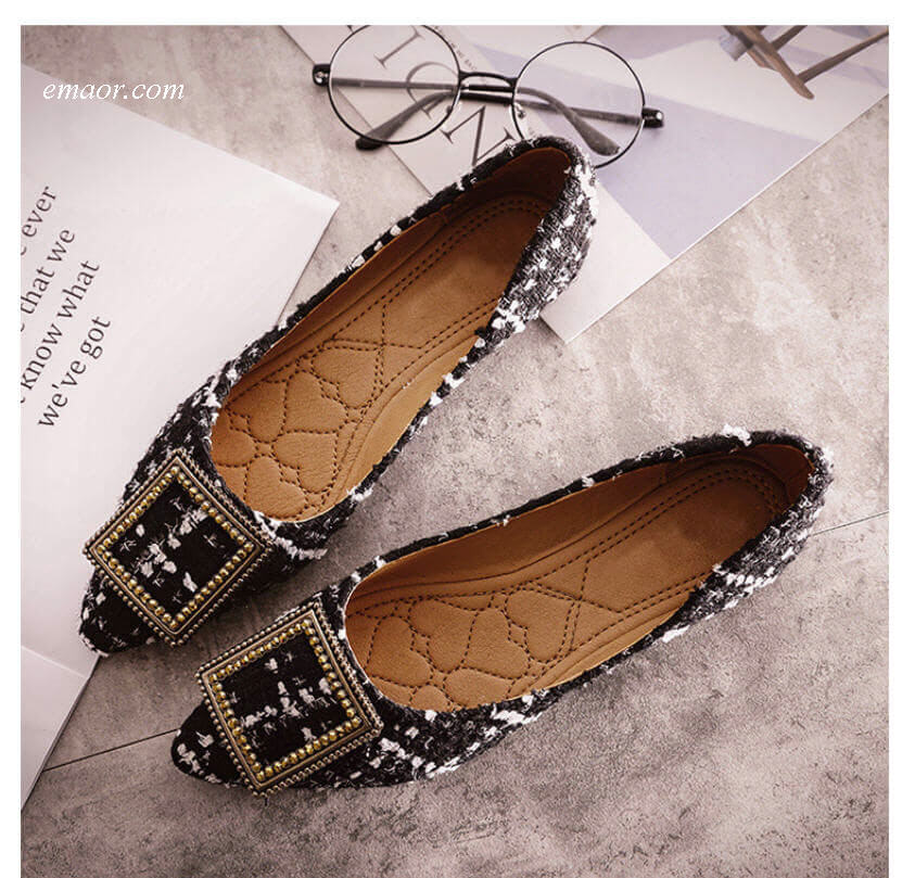 Jojo Siwa Shoes Fashion Boat Shoes Women's Pointed Toe Office Ladies ...