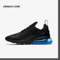 Nike Shoes Original Authentic Air Max 270 Men's Running Shoes New Black Nike