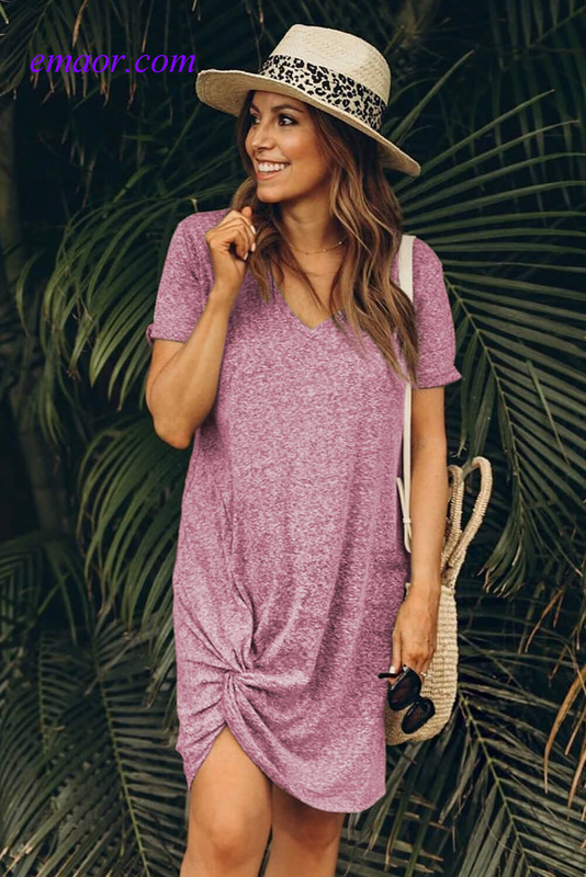  Dress Summer Dresses Pink The Triblend Side Knot Dress Cocktail Dresses Sweater Dress