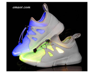 New Fiber Optic Shoes for Children, Glowing Sneakers Kids Led Shoes USB chargeable light up Shoes