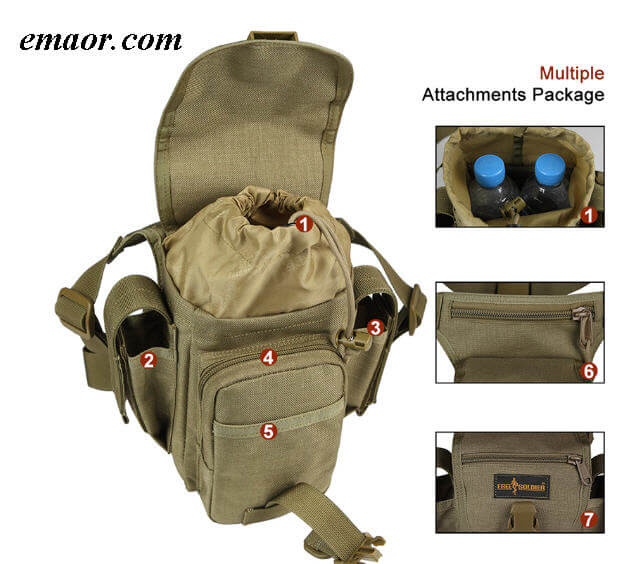 Tactical Backpack Bag Safe Outdoor Sport Camping Hiking Trekking Waist Drop Leg Bags