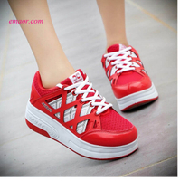 Adult Kids Shoes NEW Wheely Roller Shoes Roller Skates Kids Cheap Sneakers Boys Girls Shoes 