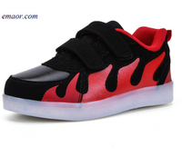 LED Kids Shoes Light Up Led Luminous Shoes Boys Girls Sport Shoes Casual Led Shoes 
