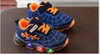 Spideman LED Season Boots Children Shoes Baby Kids Sandals Luminous Childr Sneaker Cartoon with Light Up Footwear LED Shoes