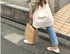 Canvas Totes Cheap Shopping Bags with Zipper Reusable Large Canvas Shopping Bags Foldable Shoulder Bags