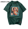 Men's T-Shirts Virgin Mary Funny Printed Short Sleeve Summer Hip Hop Tops Tees Streetwear Casual Cotton Tshirts