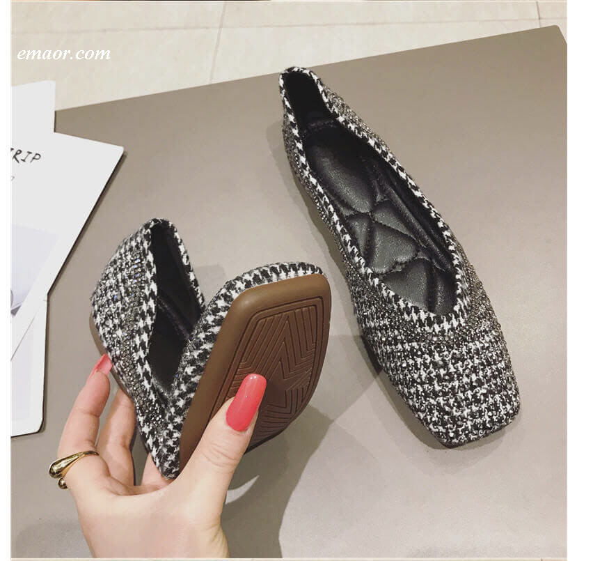  Dsw Women's Shoes Plus Size Designer Crystal Woman's Flat Shoes Elegant Comfortable Lady Fashion Rhinestone Women's Soft Bees Shoes Zapatos De Mujer Dsw Women's Shoes
