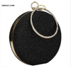 Gold Gillter Handbags Wedding Evening Women's Clutch Round Bags Round Purses And Handbags Crossbody Party Shoulder Bags