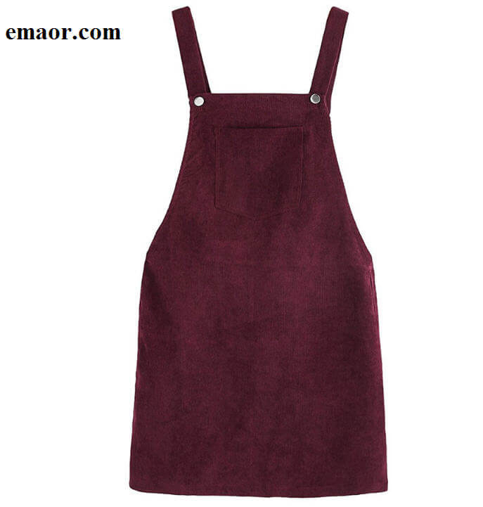 Women Sundresses Spring Summer Women Casual Sleeveless Pocket Retro Corduroy Dress Female Vintage Party Dress Loose Suspender Sundress
