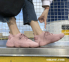 Women's Flyknit Shoes Luxury Casual Fashion Sneakers Flat Platform Flyknit Stretch Fabric Ladies Shoes New Mesh Lace-up High Quality Sneakers