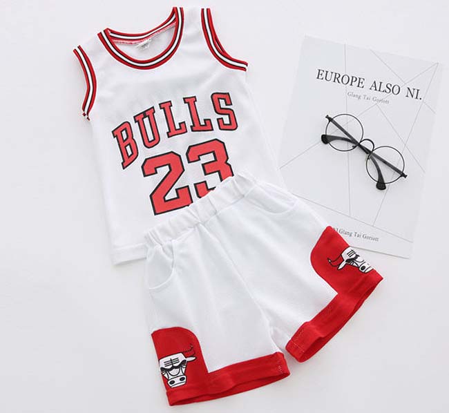 Kids Basketball Vest Baby Clothes Sets Boys And Girls Unisex Sports Jerseys tracksuit summer baby shorts set