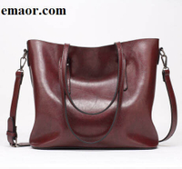 Women Leather Handbags Brand OL Lady Large Tote Bag Main Brown Black Red Female Elegant Pu Femininas Shoulder Bags 