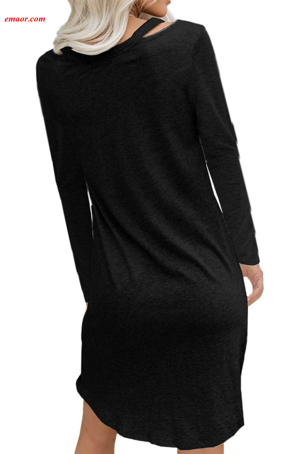  Wholesale Clear Skies Jersey Twist T-shirt Dress Best Affordable Dresses