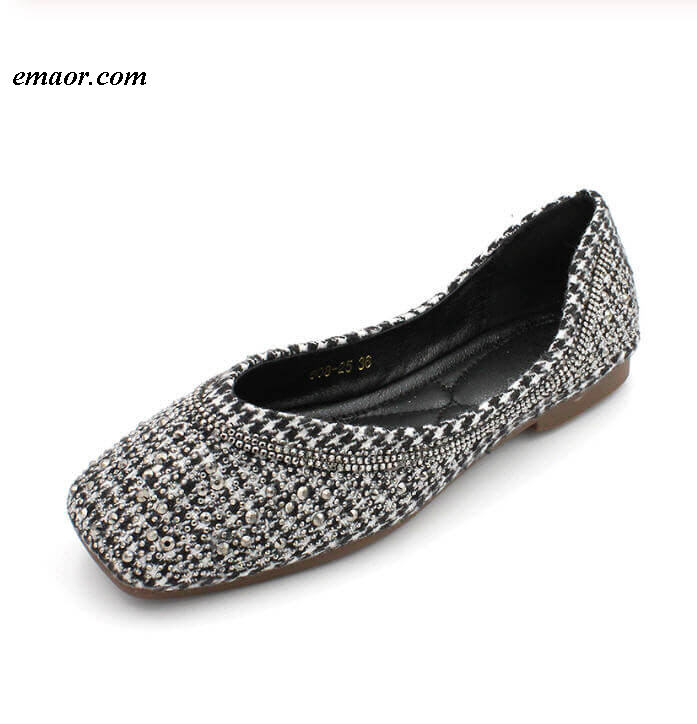  Dsw Women's Shoes Plus Size Designer Crystal Woman's Flat Shoes Elegant Comfortable Lady Fashion Rhinestone Women's Soft Bees Shoes Zapatos De Mujer Dsw Women's Shoes