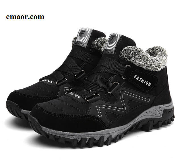 Men Work Boots Winter With Fur 2019 Warm Snow Boots Men Winter Boots Work Shoes Men Footwear Fashion Rubber Ankle Shoes