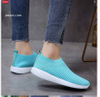 Shoes for People with Flat Feet Rimocy Breathable Air Mesh Flat Heels Sneakers Women's Casual Slip on Stretch Knitted Sock Platform Shoes Woman's Flats Shoes for People with Flat Feet