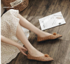  Flat Pedal Mtb Shoes Flat Bottom Women's Shoes Korean Ins Explosion Models Woven's Fur Ball Lazy Shoes Casual Wild Pointed Single Shoes Flat Pedal Mtb Shoes Flat Pedal Mtb Shoes