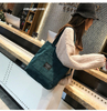 Canvas Tote Ladies Casual Shoulder Bags Foldable Shopping Bags Beach Bags Cotton Cloth Female Handbags