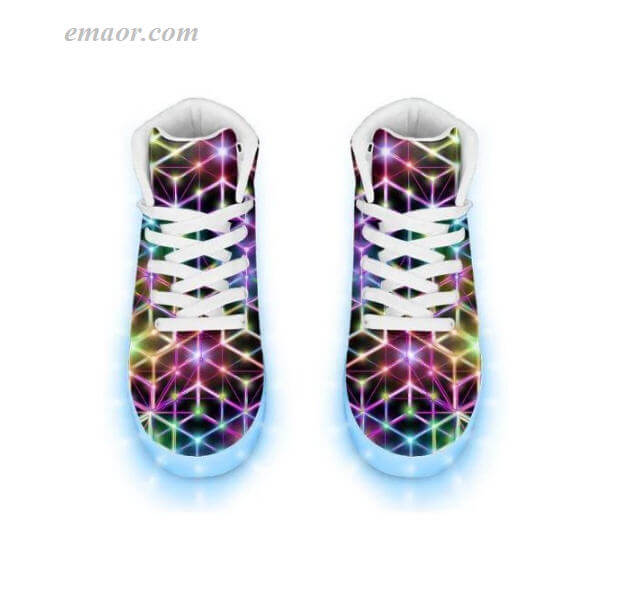 Hot Led Shoes 2CB-App Controlled High Top LED Shoes Best Light Up Shoes on Sale