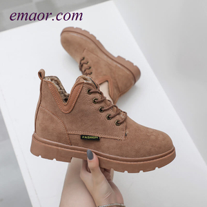 Martin Boots Ladies Joker Handsome Motorcycle Ankle Boots High Top Shoes British Style Women's Martin Boots