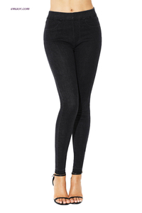 Jeans Wholesale Elastic Waist Jeans Stretch Pants for Women