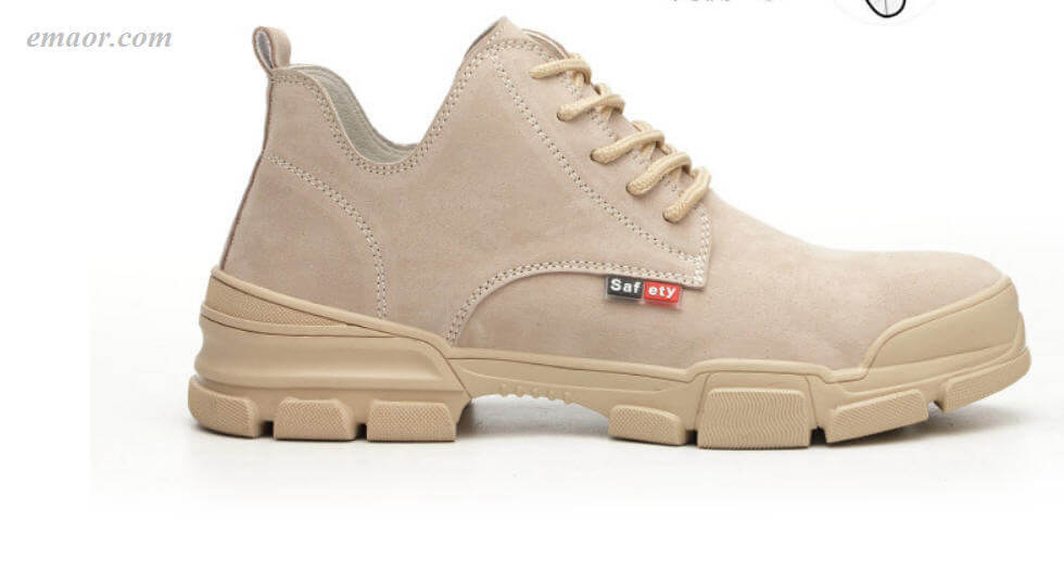 Fashion Man's Safety Shoes Toe Steel Breathable Work Safety Boot