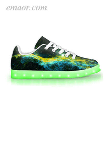 Best Light Up Shoes Golden Way-APP Controlled Low Top Led Light Sneakers