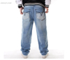 Best Jeans for MenHIPHOP Denim Pants Men HIPHOP Hip-hop Clothing Wide Leg Jeans Hot Men's Jeans on Sale