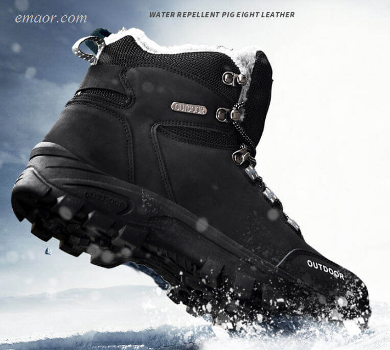 Classic Sneakers for Men Fur Snow Boots For Men Shoes Men’s Winter ...