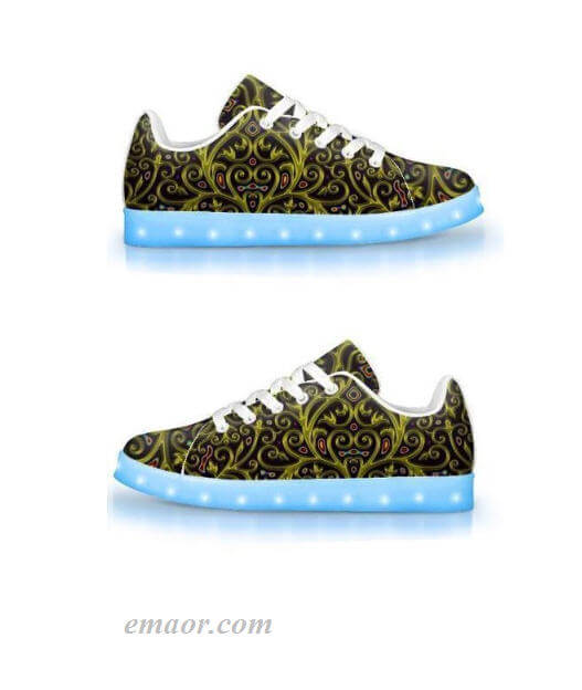 Led Shoes Amazon Aquanautic-app Controlled Low Top Led Shoes Cool Light Up Zeppelin Sneakers