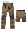  Cargo Capri Pants Men's Removable Quick Dry Casual Pants Army Military Short Cargo Pant Cargo Pants Brands on Sale