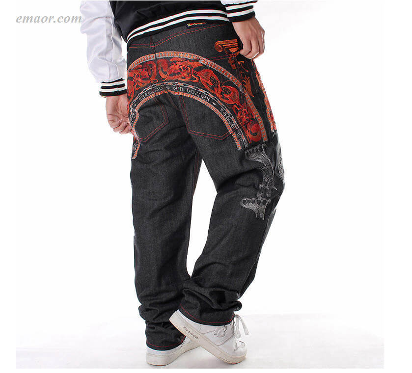 Best Straight HIPHOP Jeans in Primary Colors Men's Style Relaxed Fit Jeans