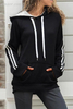Outerwear Ladies Casual Outerwear Cotton Hoodie with Kangaroo Pocket Women's Petite Outerwear