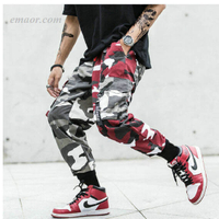 Cargo Pants Camouflage Splice Joggers Pants Men’s Cargo Pants on Sale Cargo Pants 