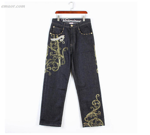  European Embroidery Jeans Best HIPHOP Dance Casual Baggy Plus-size Skateboard Pants Cheap Madewell Jeans on Sale
