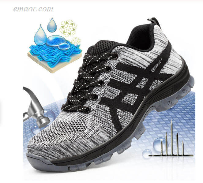 Cheap Work & Safety Boots Safewell Safety Shoes Unisex Air Mesh Work Shoes High Quality Steel Toe Safety Boots Male