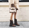 Waterproof Womans Boots Women Fashion Vintage Mid Calf Boots Womans Sperry Duck Boots Ladies Flat Ankle Boots