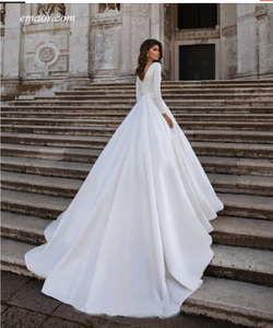 Winter Wedding Dresses Wedding Gowns Elegant Long Sleeve Bride Dress Wedding Dresses Online