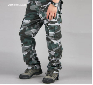 Cheap Camouflage Pants Men's Casual Camo Cargo Trousers Pants on Sale