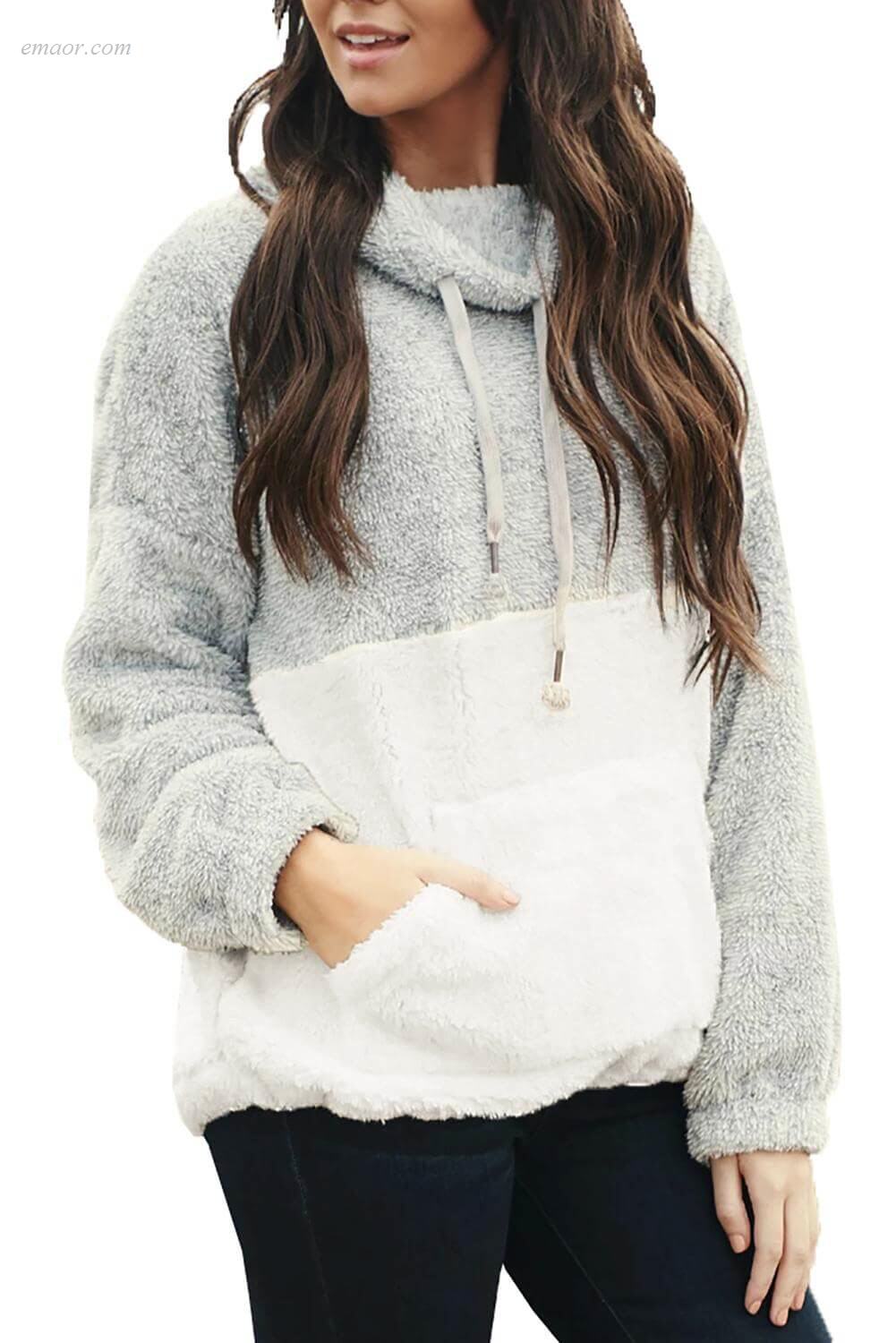 Outerwear Wholesale Best Affordable Women's Sweatshirts & Hoodies Side Story Sweatshirt Polar Parka Outerwear