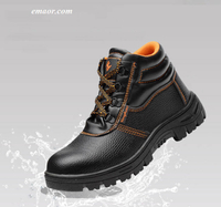 Men's Safety Shoes Work Boots Men Safety Shoes Waterproof Non-slip Work Shoes Composite Toe Work Boots