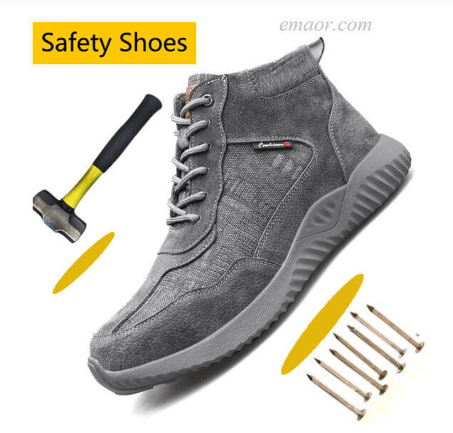 Fashion Safety Shoes Anti-Puncture Working Shoes Man Safety All In One Safety Boots Shoes Beauty & Health Safety Work Boots 