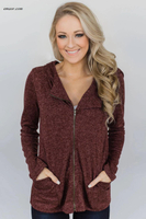 Women's Outerwear Brands Warm Long Sleeved Pattern Coat Sweater JacketGirl Jackets Outerwear