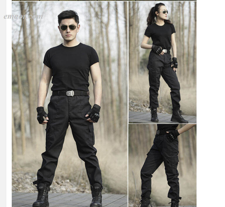 Men Military Combat Camo Cargo Shorts Pants Work Casual Black Man Army