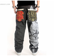  Jeans HIPHOP Jeans Printed Baggy Skateboard Pants Lucky Jeans on Sale Plus Size High Waisted Jeans