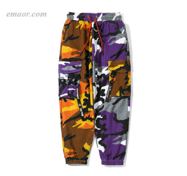 Cargo Pants Camouflage Splice Joggers Pants Men’s Cargo Pants on Sale Cargo Pants 
