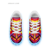 Light Up Gym Shoes Aliume Fractal-APP Controlled Low Top LED Shoes Flashing Trainers on Sale